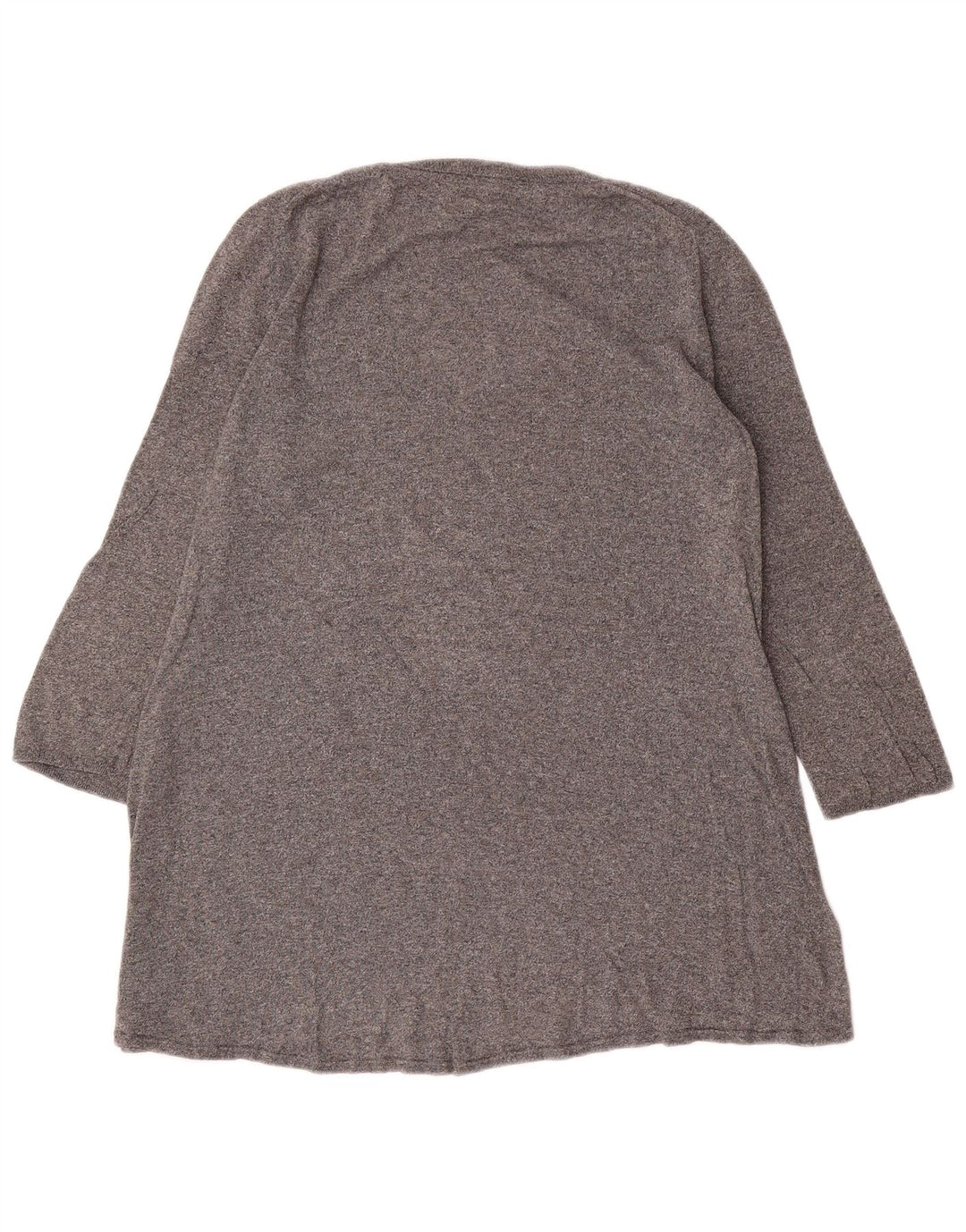 Top tunica manica 3/4 da donna Massimo Dutti UK 14 grande grigio screziato