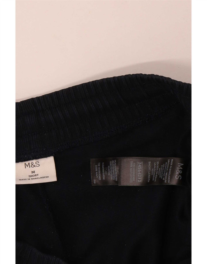 Pantaloni da tuta da donna Marks & Spencer UK 14 cotone blu navy medio