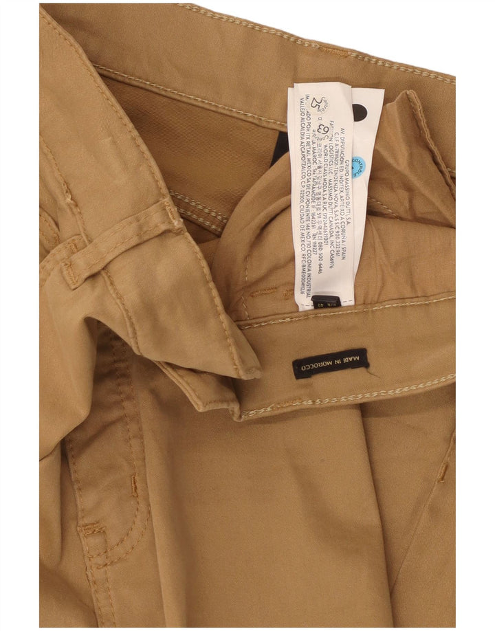Pantaloni casual dritti da donna Massimo Dutti EU 40 Medium W30 L26 Beige