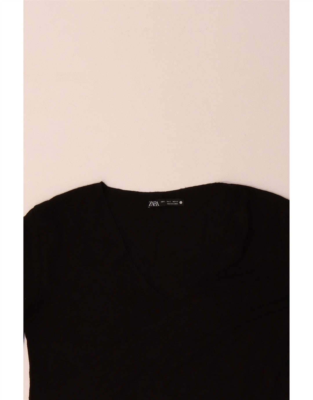 Maglia ZARA da donna a maniche lunghe UK 10 piccola nera