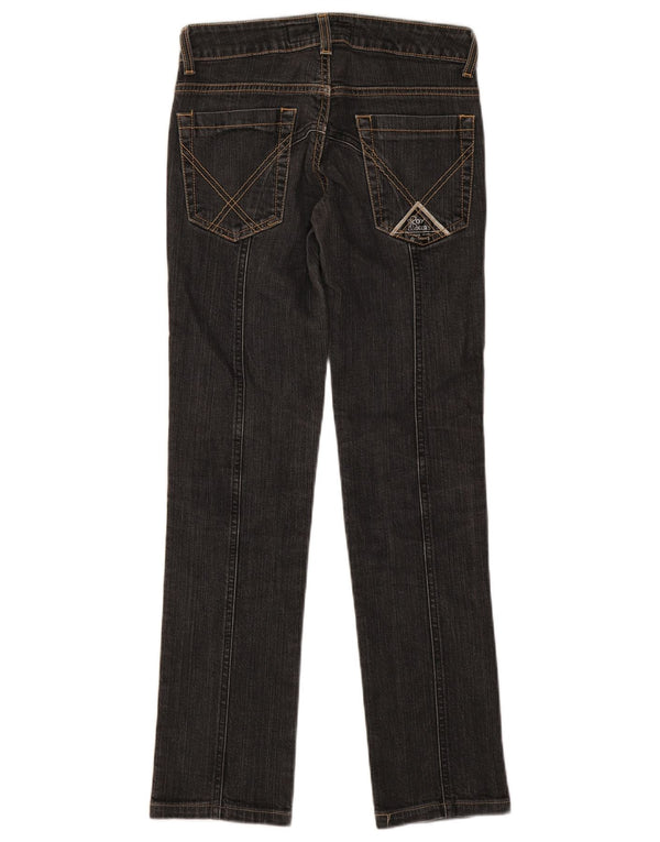 Jeans dritti da donna Roy Rogers W24 L29 cotone blu navy