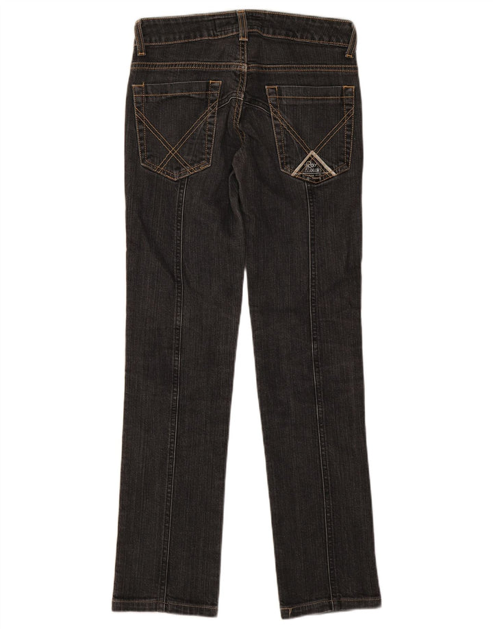 Jeans dritti da donna Roy Rogers W24 L29 cotone blu navy