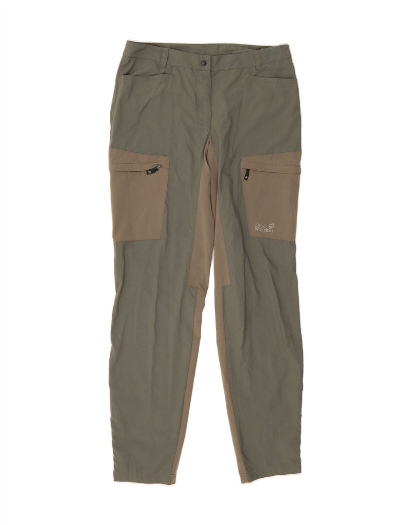 JACK WOLFSKIN Womens Cargo Trousers UK 16/18 Large W34 L35  Grey Vintage Jack Wolfskin and Second-Hand Jack Wolfskin from Messina Hembry 
