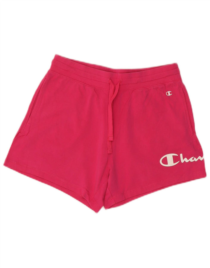 Pantaloncini sportivi grafici da donna Champion UK 12 rosa medio