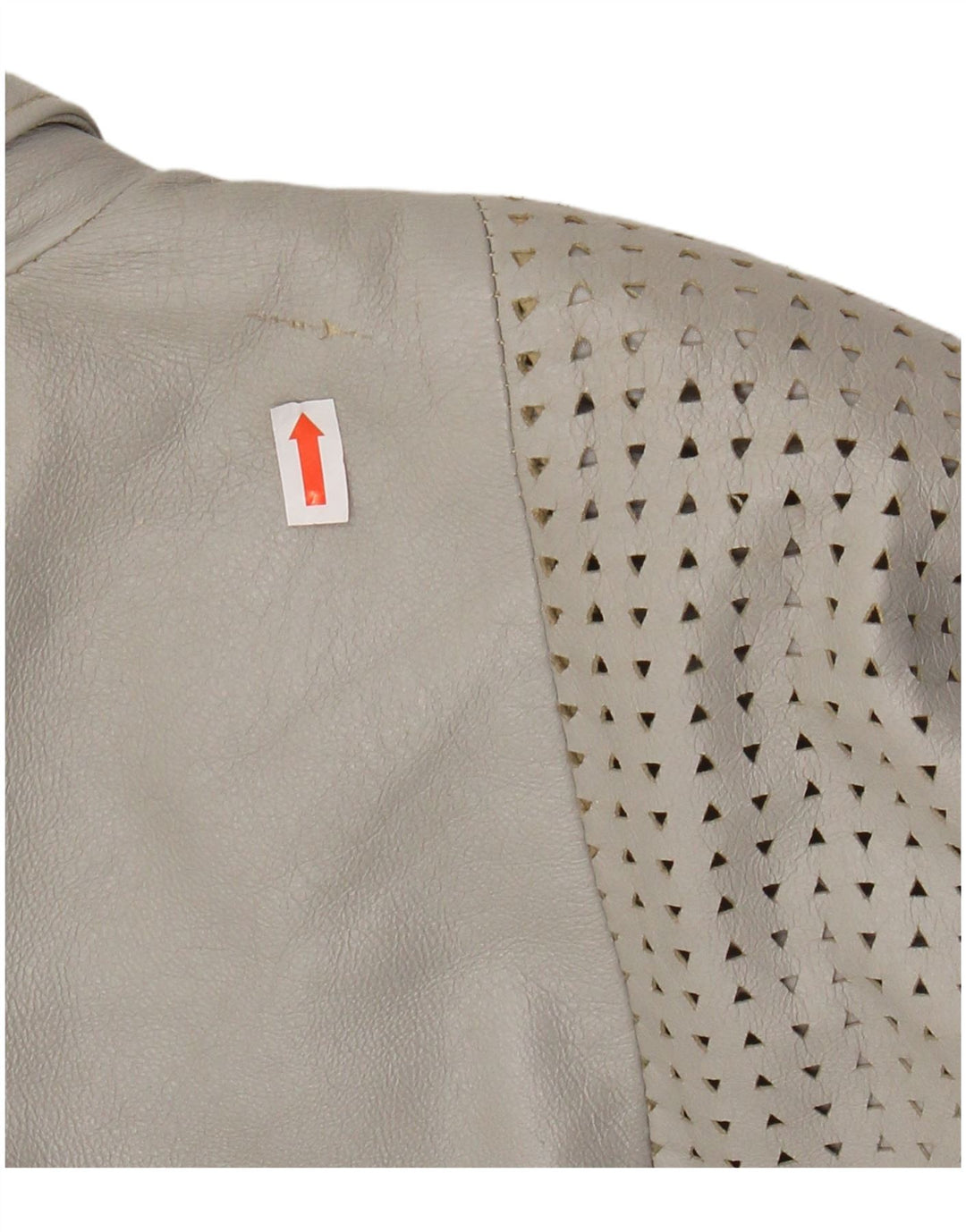 GABRIELLA BENELLI Giacca oversize da donna EU 36 piccola pelle grigia