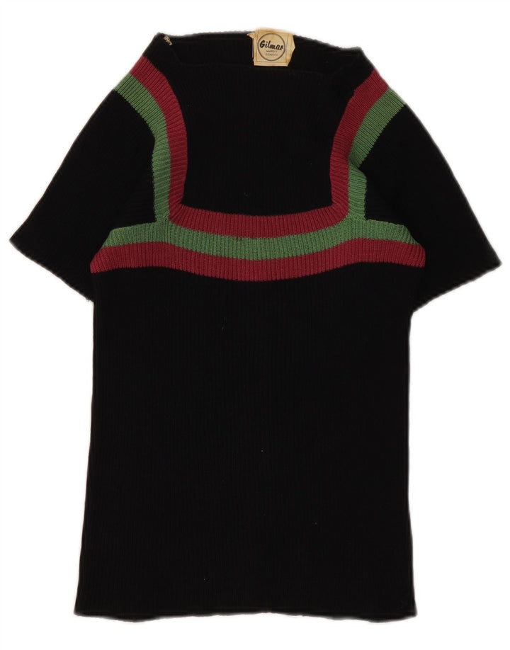 Maglione Gilmar da donna con scollo a barca IT 44 medio a righe nere