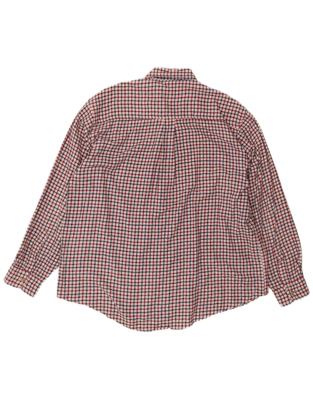 Camicia in flanella da uomo VINTAGE 2XL in cotone a quadri rossi