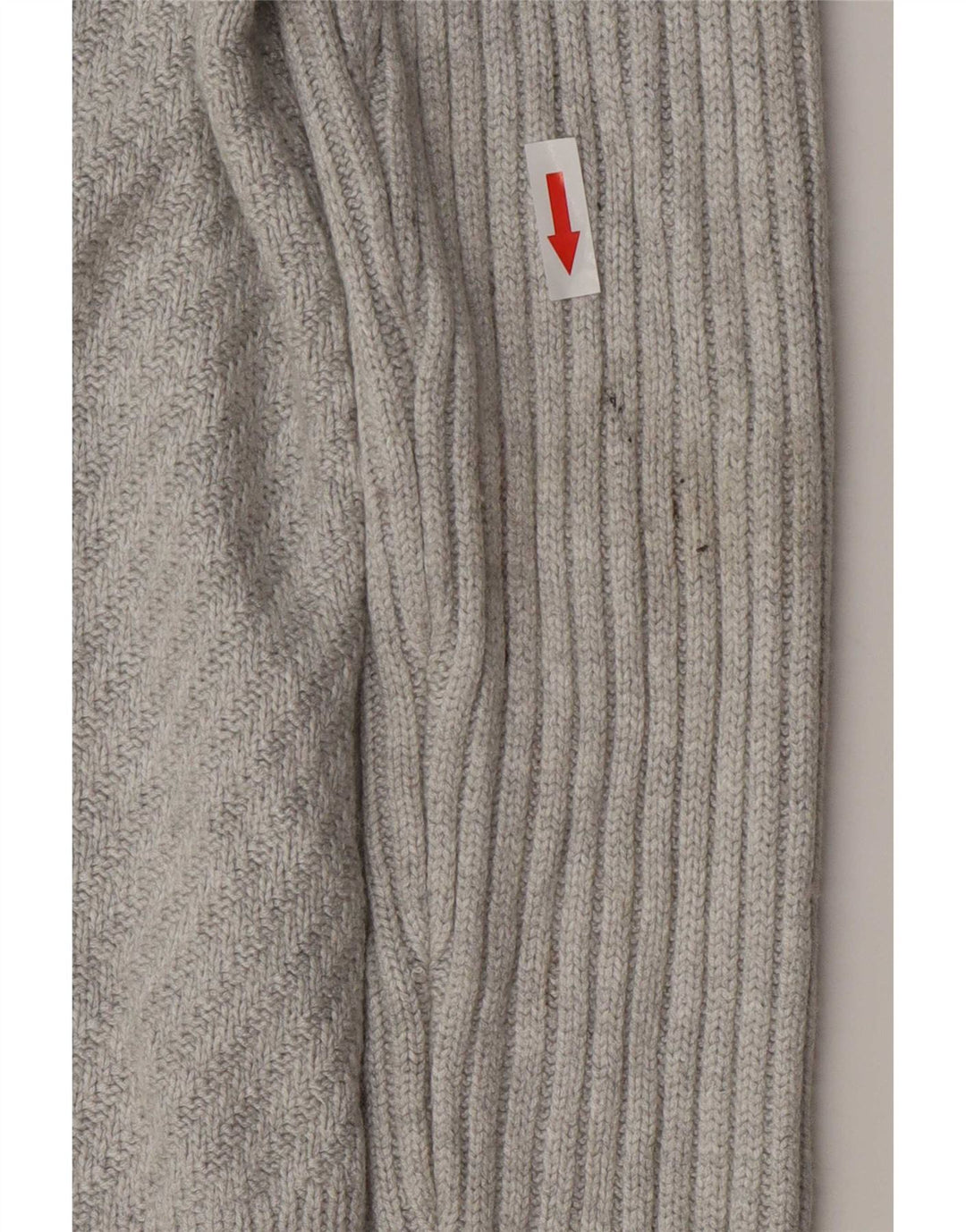 Maglione cardigan aperto lungo da donna Marks & Spencer UK 10 piccolo grigio