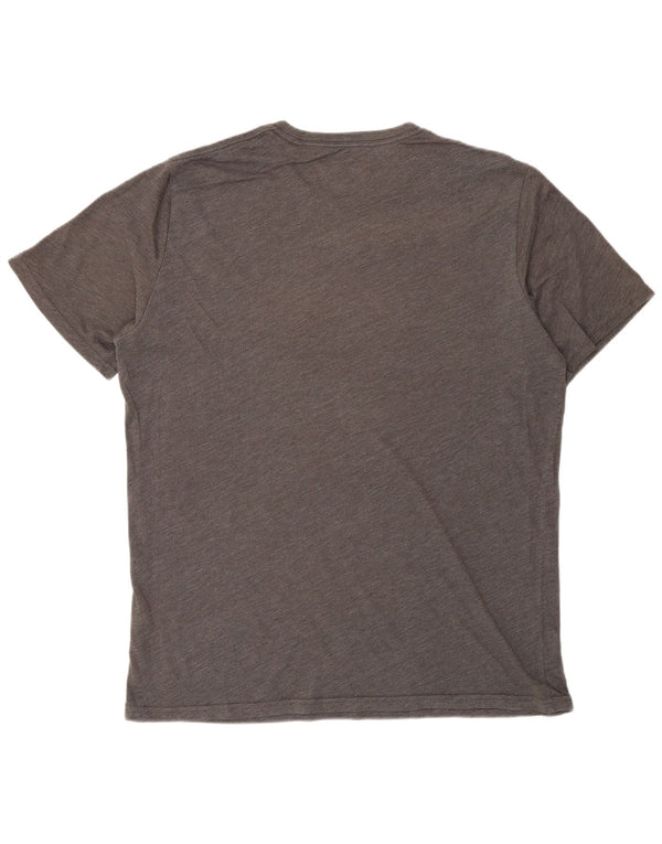 T-shirt grafica da uomo Under Armour Heat Gear Top grande grigio sportivo