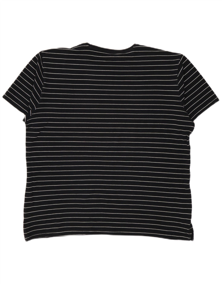MASSIMO DUTTI T-shirt da uomo Top XL a righe nere