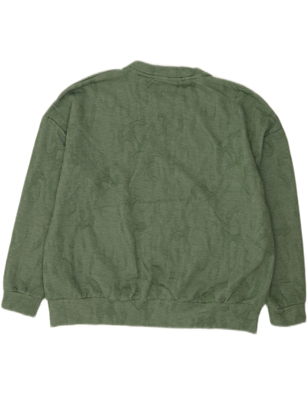 Felpa da uomo con grafica ampia Under Armour, maglione piccolo, poliestere verde