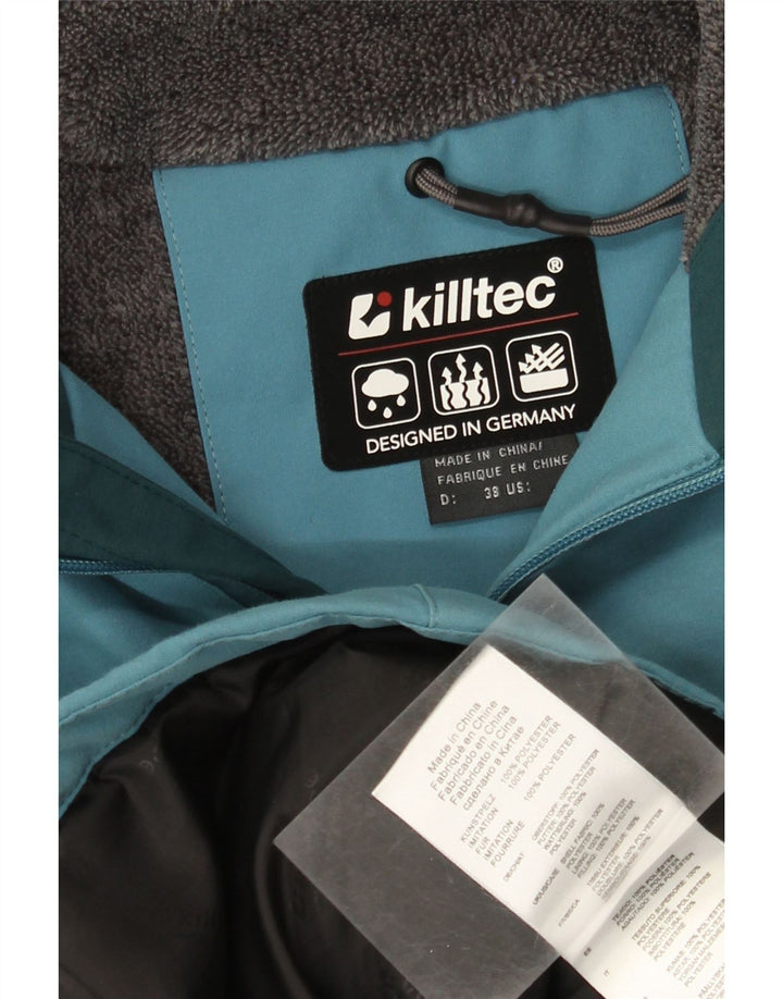 Giacca a vento con cappuccio da donna Killtec EU 38 Blu medio Colourblock