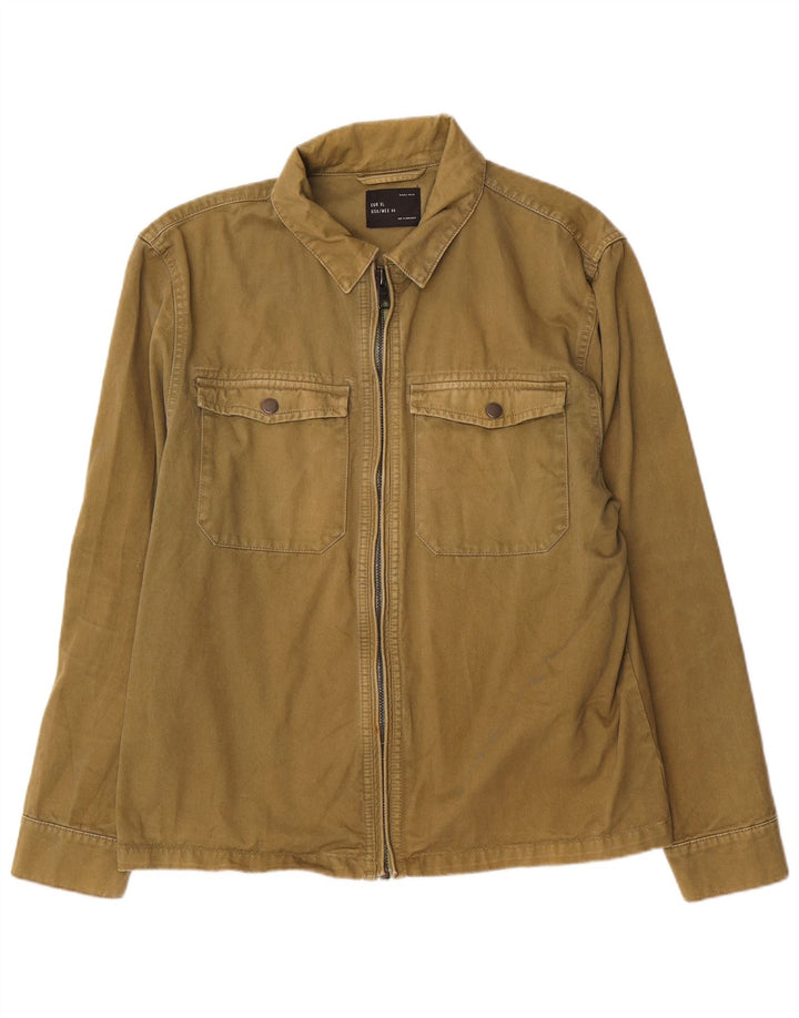 Giubbotto bomber da uomo Zara UK 42 XL cotone verde