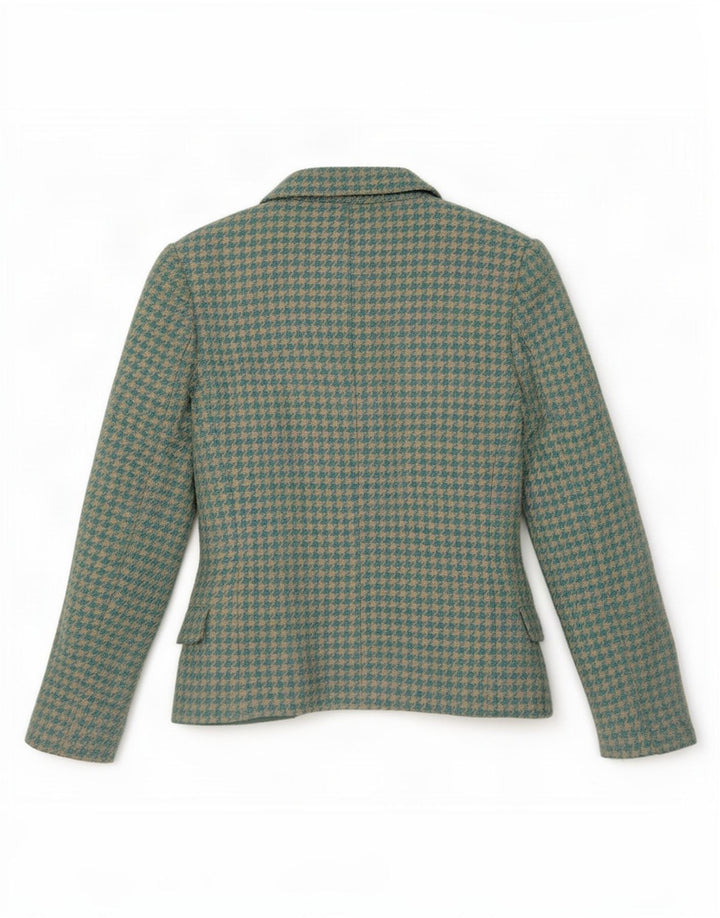 Giacca blazer a 4 bottoni da donna Igi & IT 42 Lana pied de poule blu medio