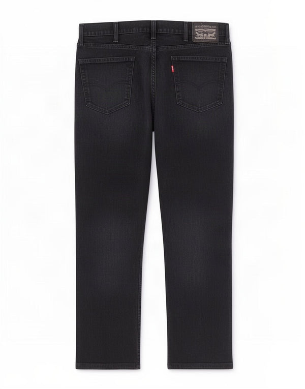 Jeans dritti da uomo Levi's W38 L29 cotone nero