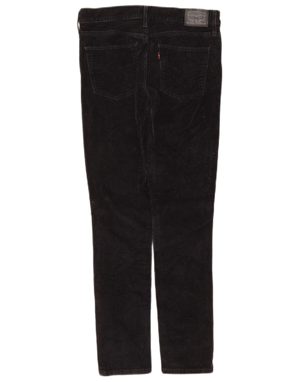 Pantaloni Levi's da donna 311 skinny in velluto a coste W29 L30 cotone nero