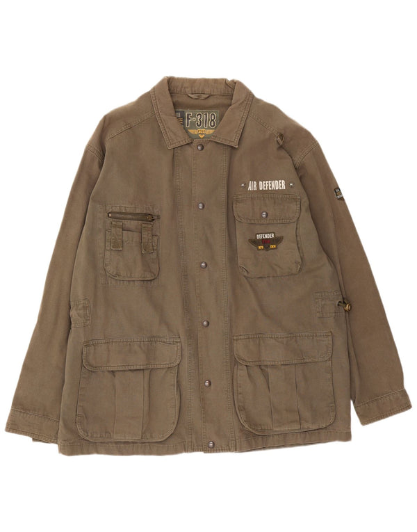 Giacca utilitaria vintage da uomo IT 52 XL Grigia
