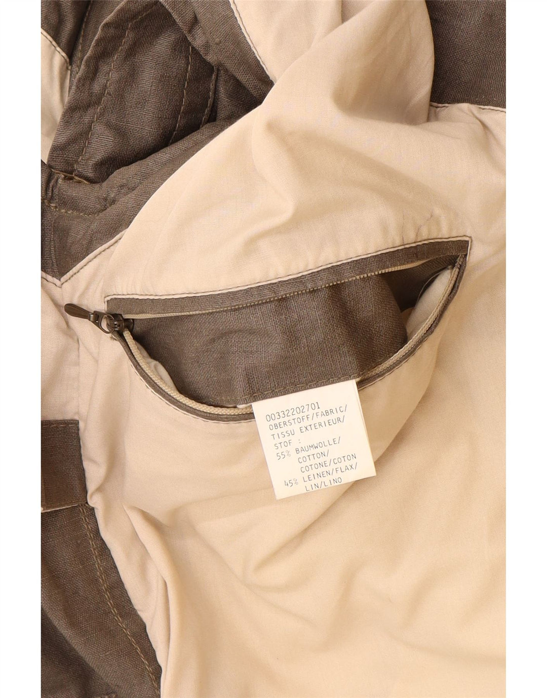 Gilet da uomo VINTAGE UK 38 Cotone color block beige medio