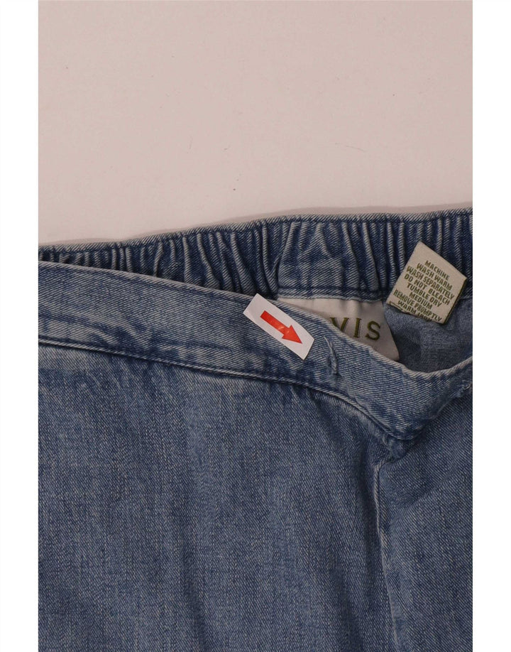 Jeans dritti regolari da donna Orvis piccoli W32 L25 cotone blu