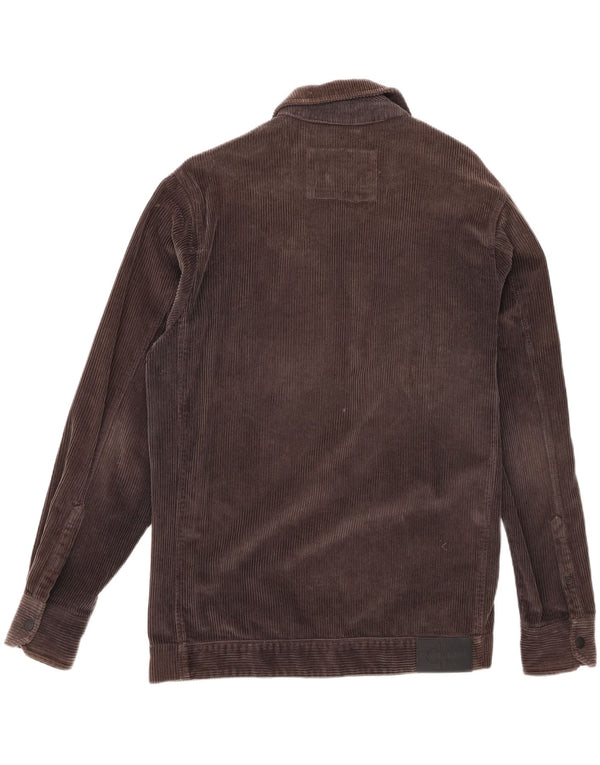 Giacca in velluto a coste da uomo Calvin Klein Jeans UK 38 Marrone medio