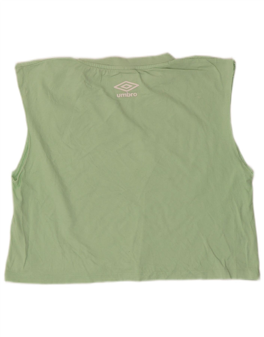 Umbro Canottiera grafica corta da donna UK 14 Large Verde