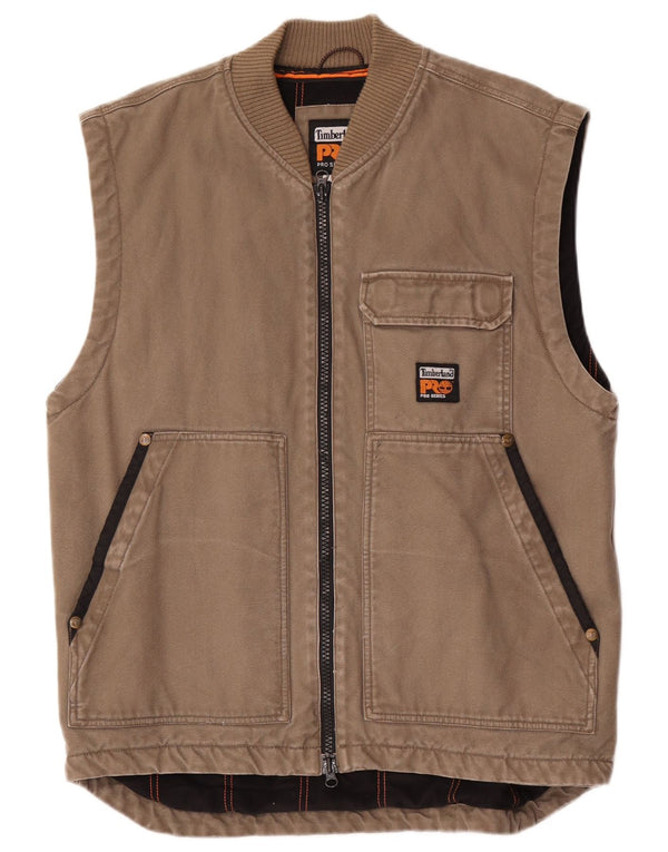 Gilet da uomo Timberland UK 40 Large Beige Cotton