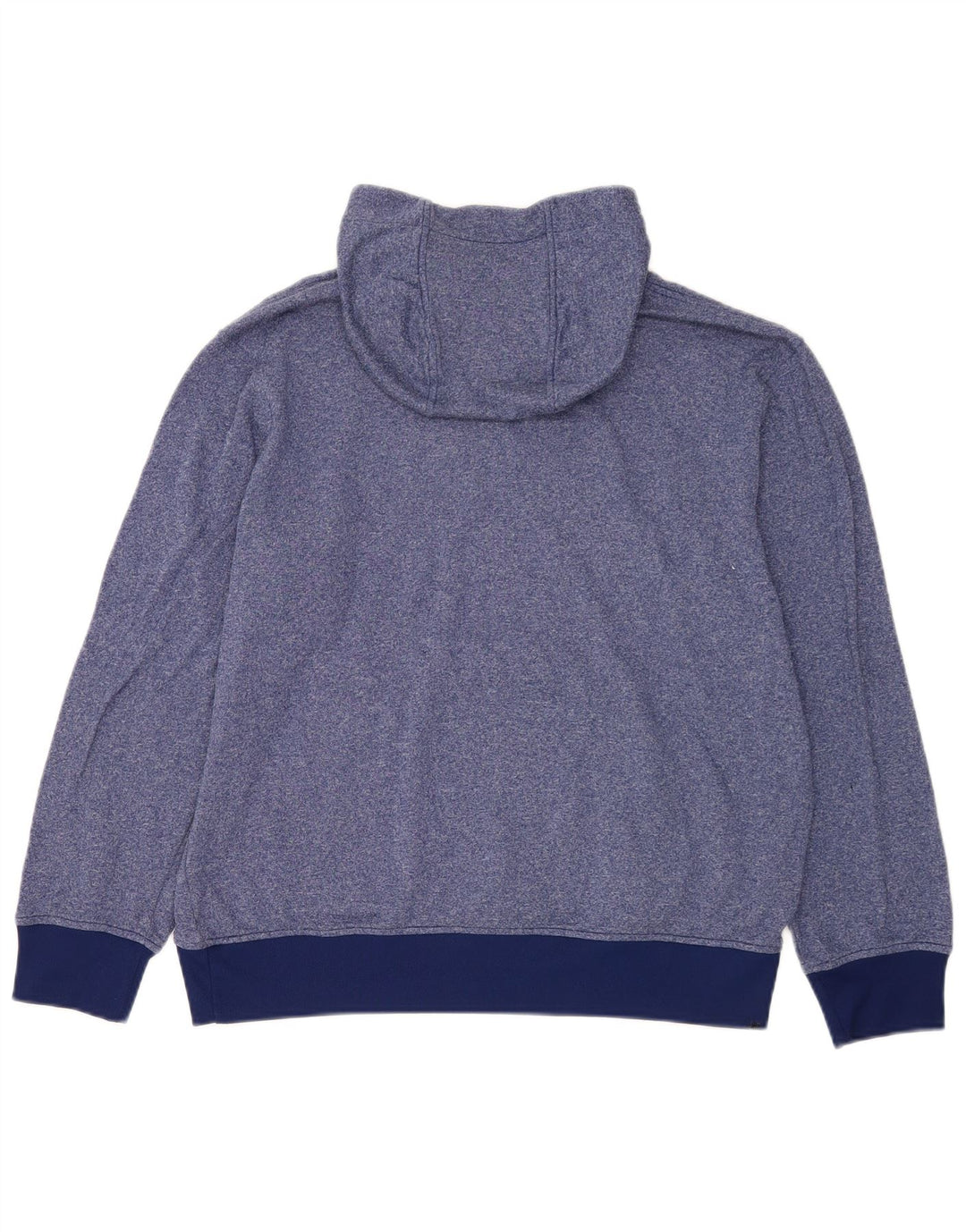 Felpa con cappuccio Adidas Climawarm da uomo, grande, in poliestere chiazzato blu