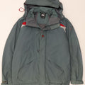 Giacca a vento con cappuccio da uomo Helly Hansen UK 40 Large Blue Colourblock