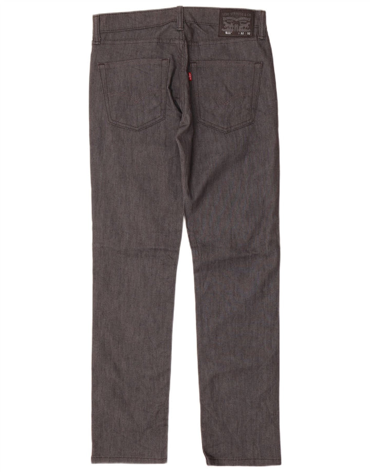 LEVI'S Jeans da uomo 511 slim W32 L32 cotone blu navy