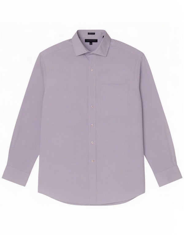 Tommy Hilfiger Camicia da uomo vestibilità regolare taglia 15 1/2 Medium Blue Striped