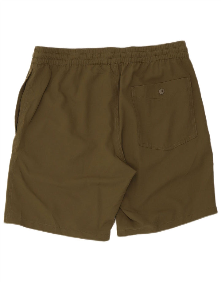 Pantaloncini da bagno da uomo Volcom grandi in poliestere kaki