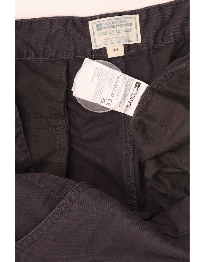 Pantaloncini cargo da uomo Mountain Warehouse W44 2XL Cotone grigio