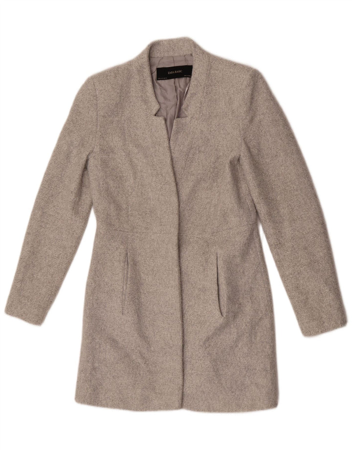 Cappotto aperto da donna Zara UK 12 Grigio medio