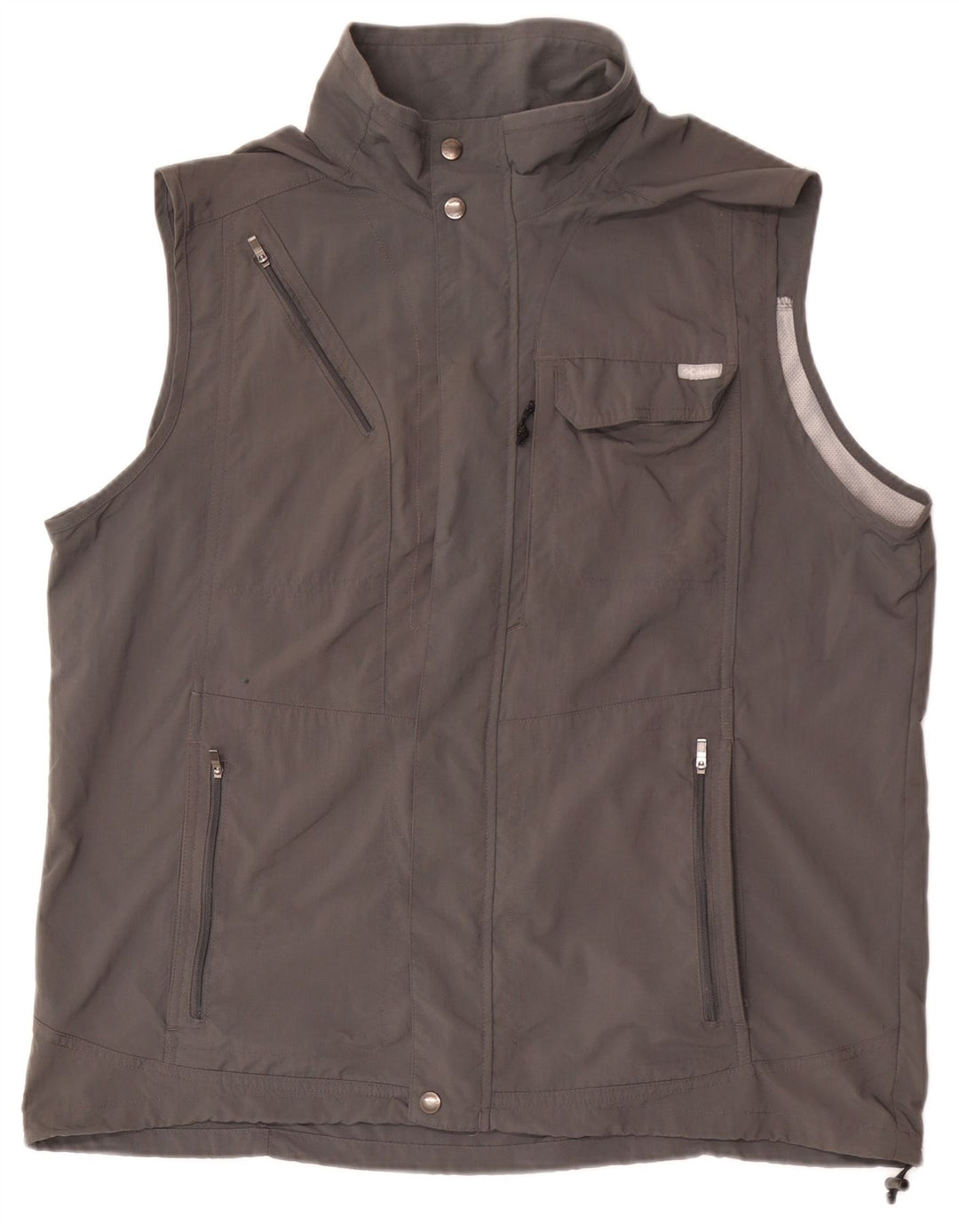 Gilet utility da uomo Columbia UK 42 XL nylon grigio
