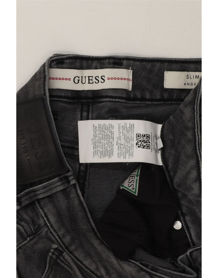 Jeans slim da uomo Guess W30 L31 cotone grigio