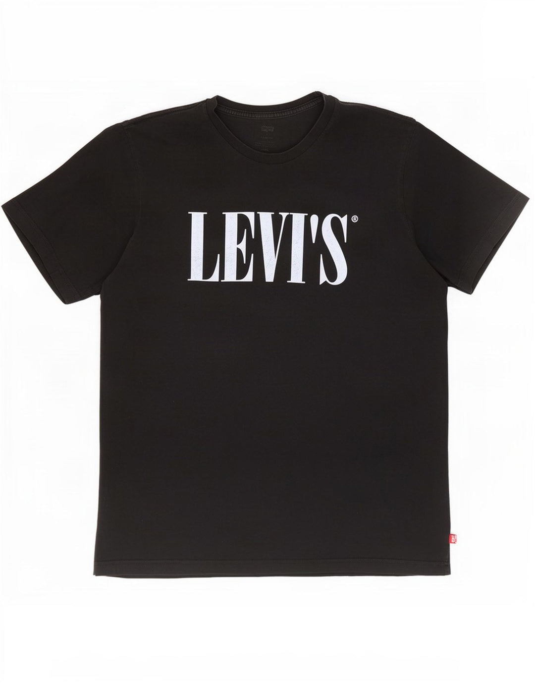 T-shirt grafica da uomo Levi's Top grande in cotone nero
