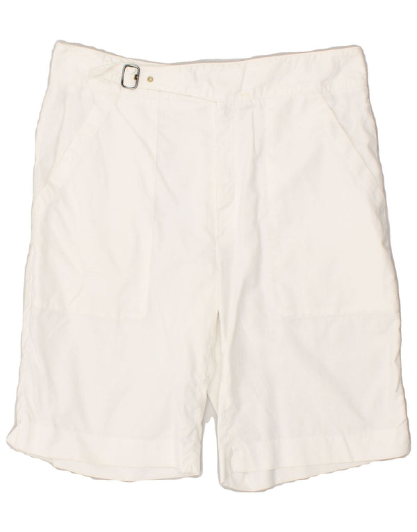 Pantaloncini chino da uomo CERRUTI 1881 IT 50 Large W32 Cotone bianco