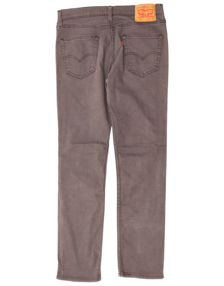 Jeans Levi's Uomo 511 Slim W33 L32 Cotone Grigio