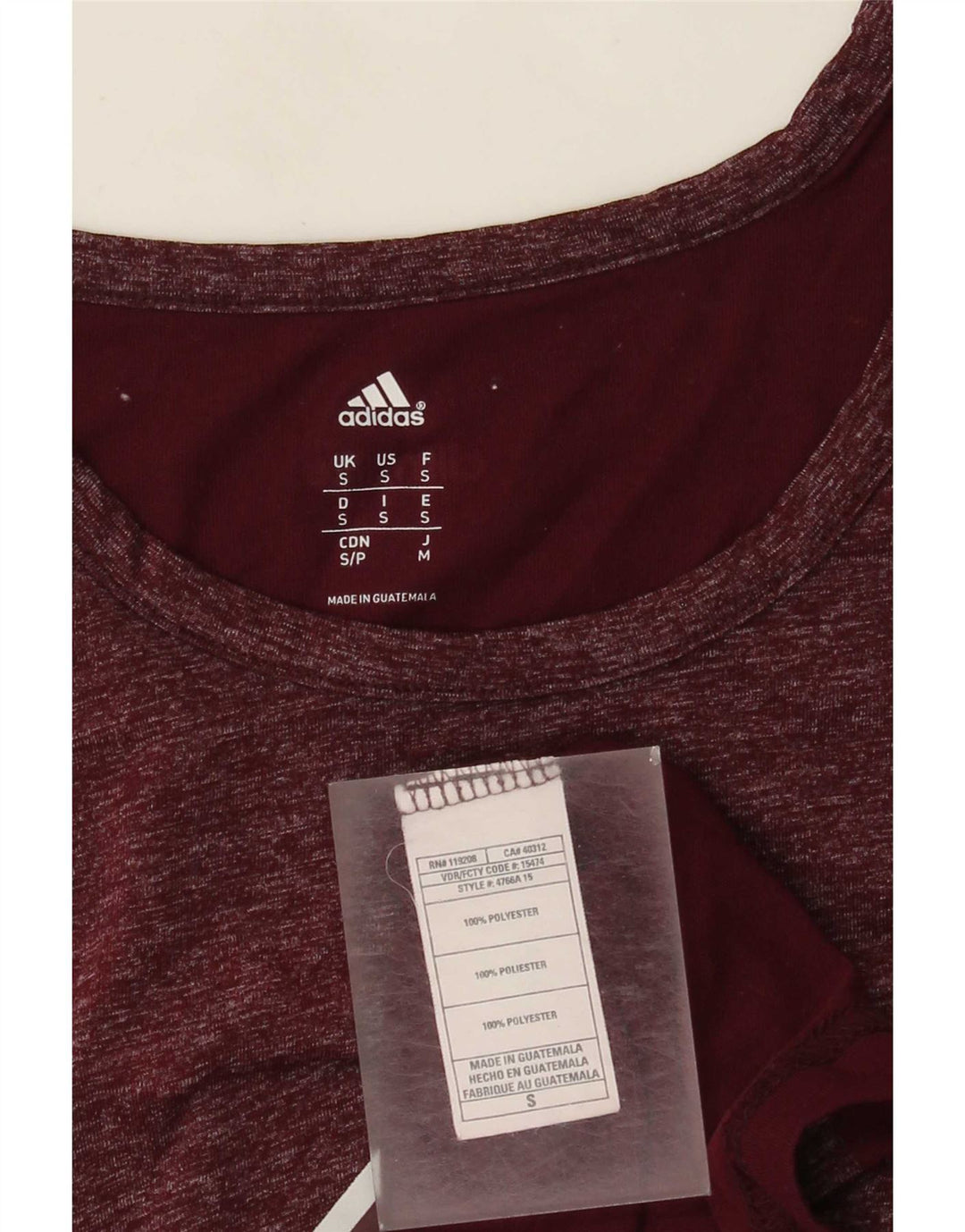 Canotta grafica Adidas da uomo Colorado Rapids piccola bordeaux in poliestere