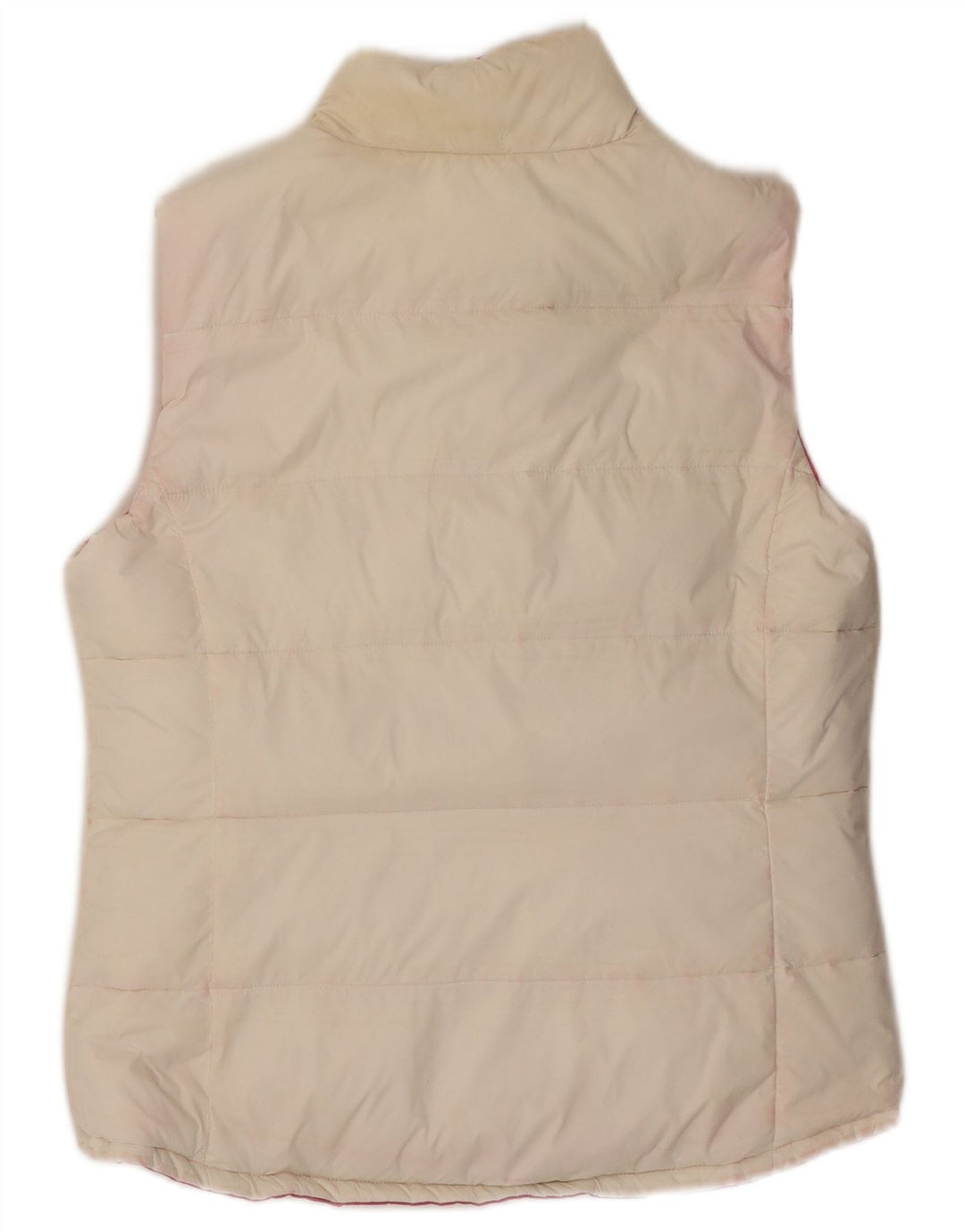 Gilet imbottito reversibile da donna J. Crew UK 12 nylon rosa medio