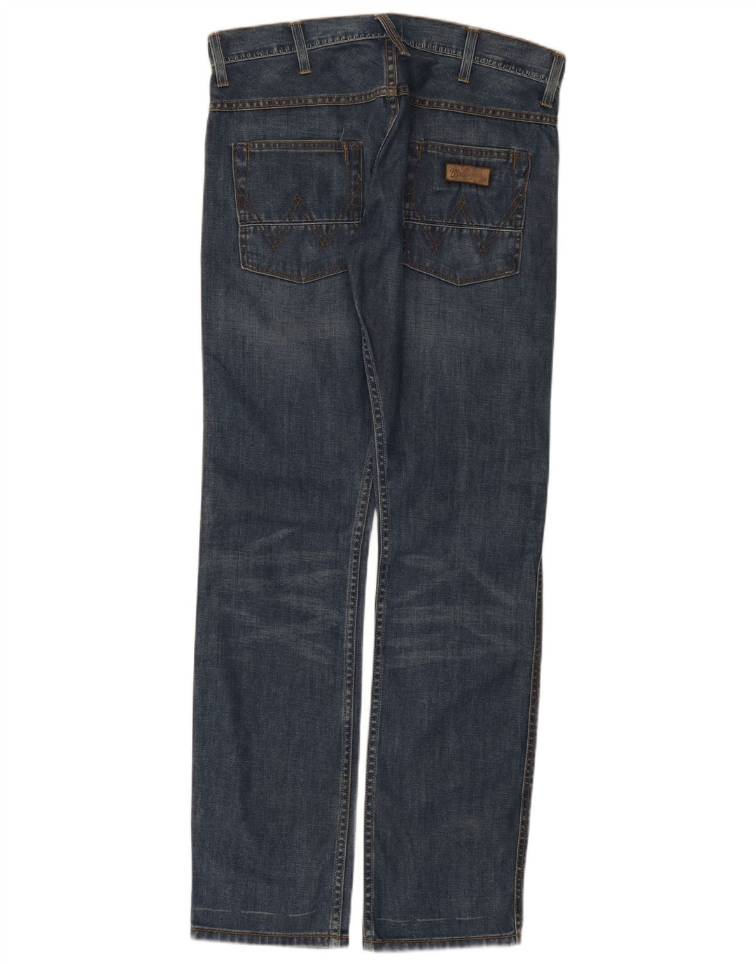 Jeans dritti da uomo WRANGLER W34 L34 cotone blu