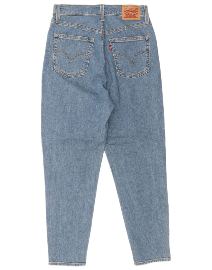 LEVI'S Womens High Waist Tapered Jeans W27 L26 Blue
