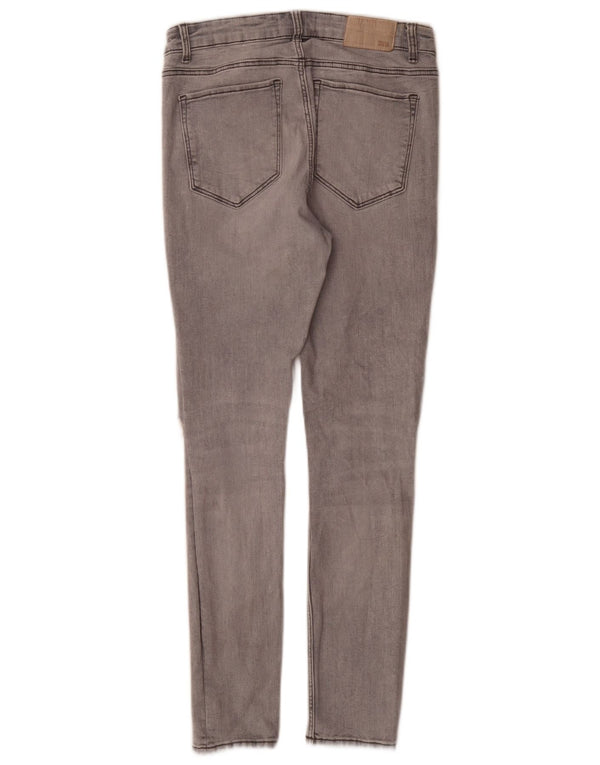Jeans skinny effetto invecchiato da donna Zara EU 38 Small W28 L27 Cotone grigio