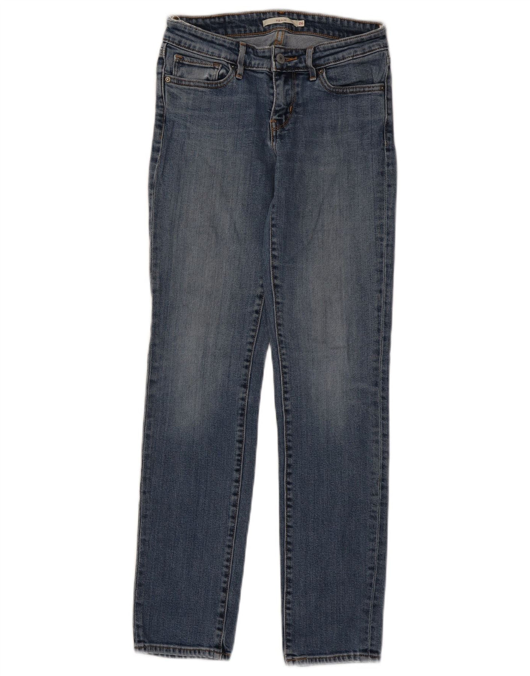 Jeans Levi's 712 Slim da donna W26 L30 in cotone blu