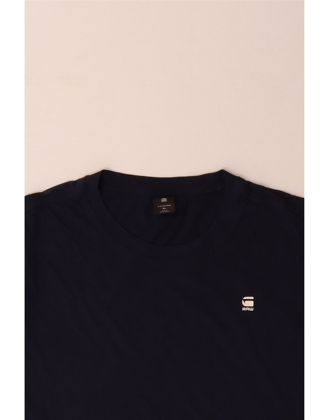 T-shirt da uomo G-STAR Top XL in cotone blu navy