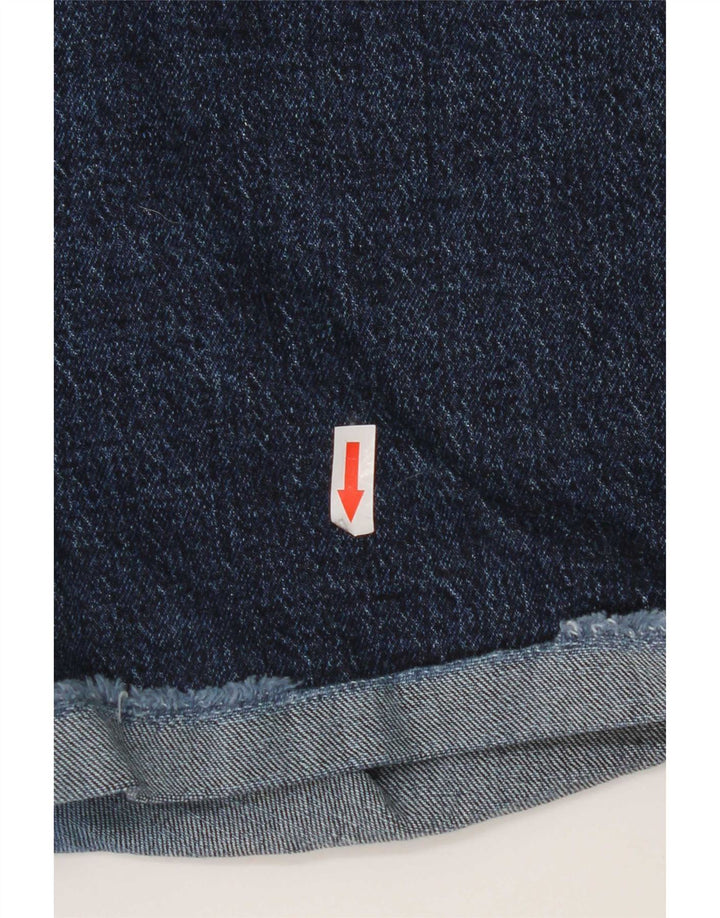 Pantaloncini di jeans Levi's 501 da donna W30 cotone blu navy medio