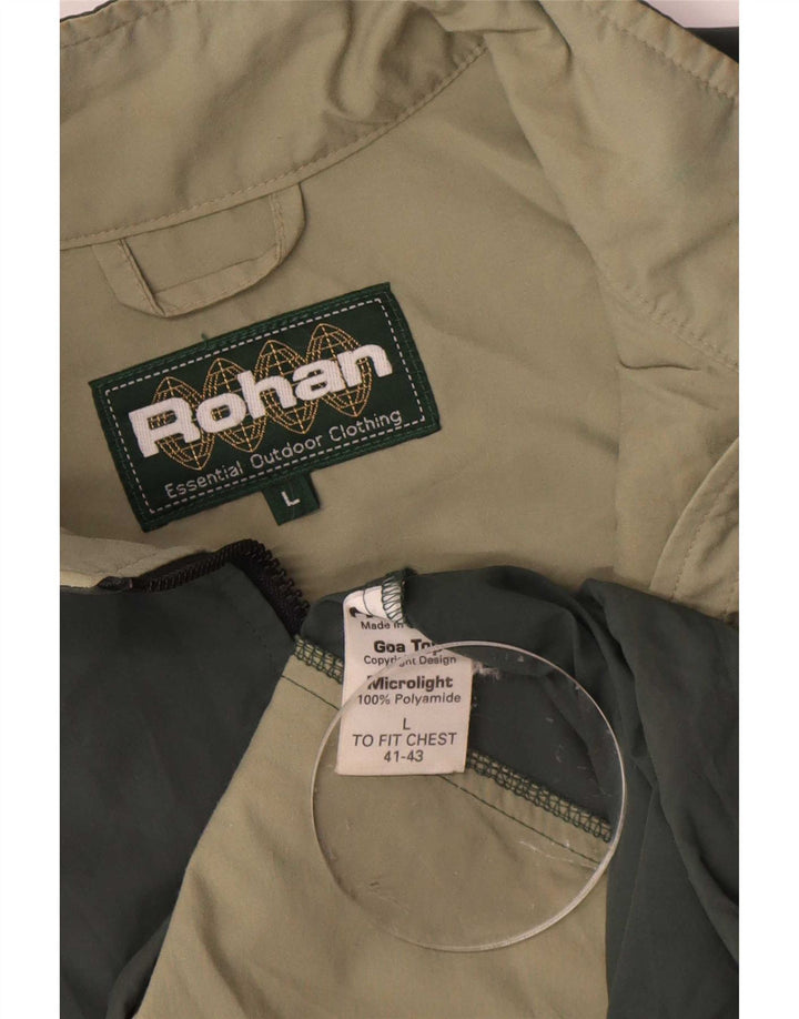 Giacca anorak da uomo Rohan UK 40 Large Verde in poliammide