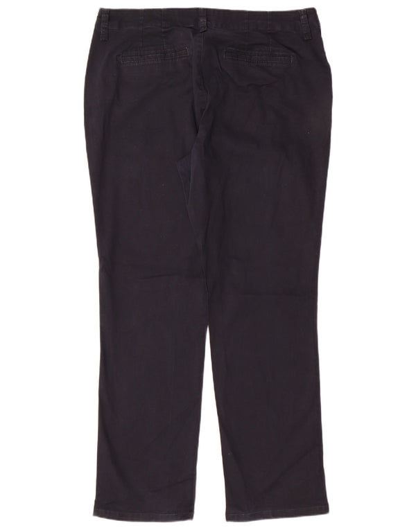 Pantaloni chino corti da donna Lee US 12 Large W34 L28 Cotone blu navy
