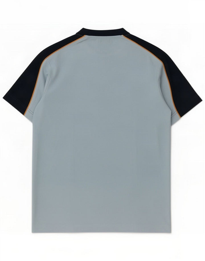 T-shirt da uomo Kappa Top Small blu in poliestere color block