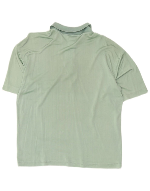 Polo Krizia da donna vestibilità ampia UK 14 seta verde medio